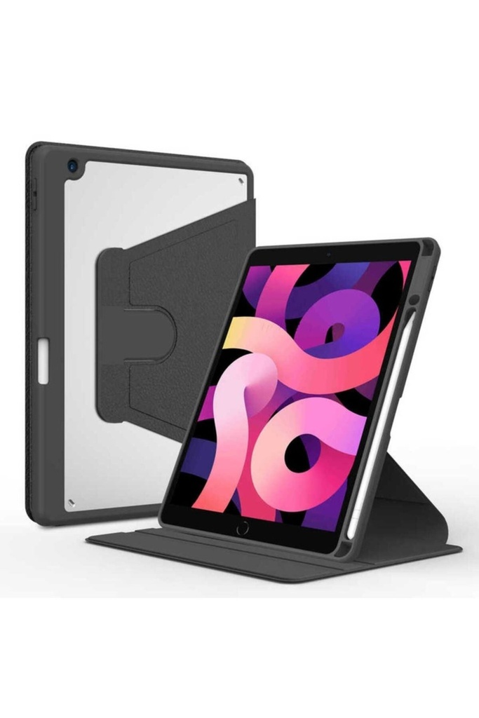 Apple iPad 10.2 (8.Nesil) Uyumlu Kılıf Zore Nayn Dönebilen Standlı Kılıf