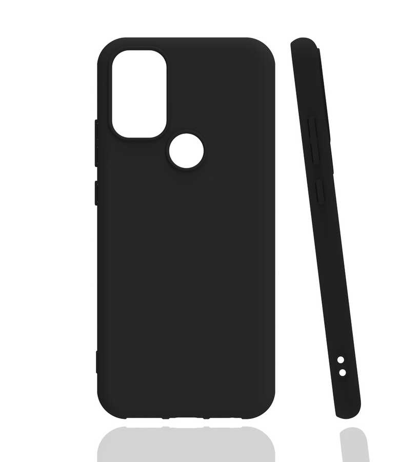 [RNZ-TA61407] OnePlus Nord N10 5G Uyumlu Kılıf Zore Biye Silikon (Siyah)