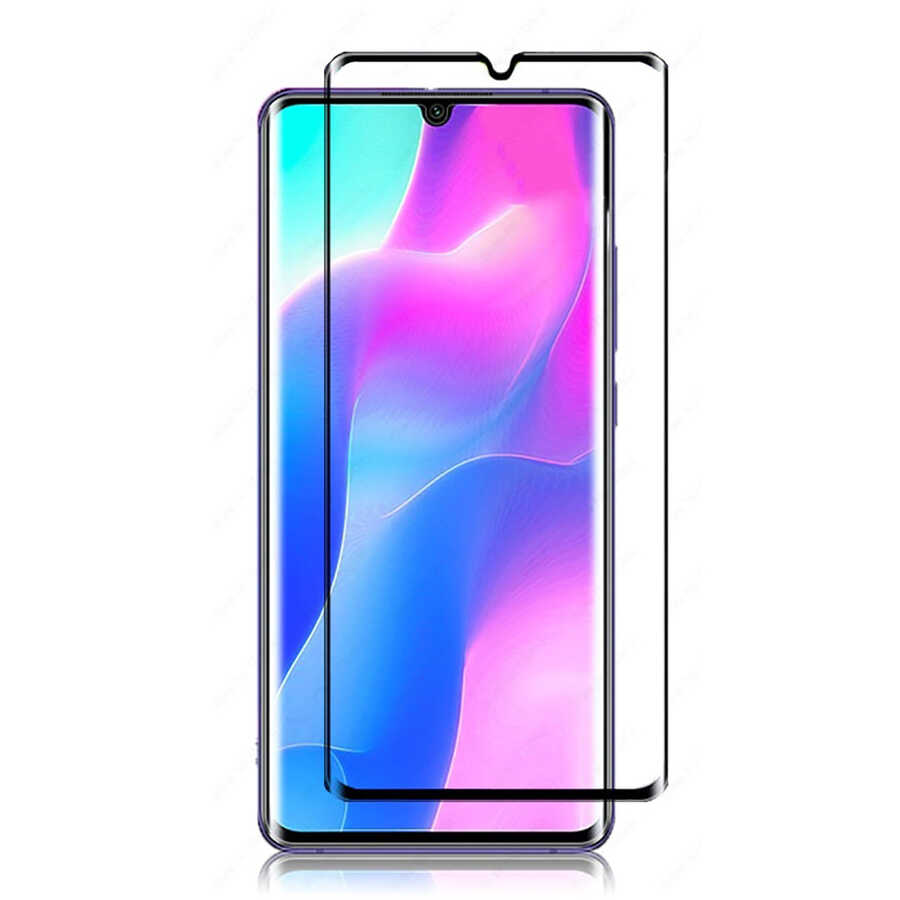 Xiaomi Mi Note 10 Lite Uyumlu Zore Full Yapışkanlı Cam Ekran Koruyucu