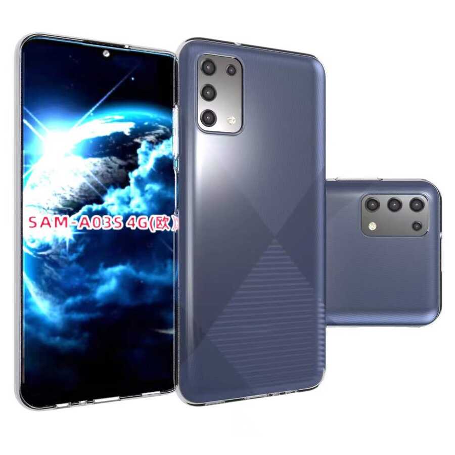 [RNZ-TA61598] Samsung Galaxy A03S Uyumlu Kılıf Zore Süper Silikon Kapak