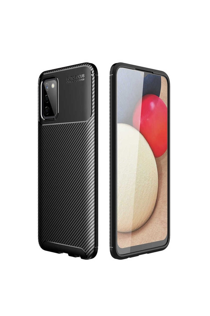 [RNZ-TA61654] Samsung Galaxy A03S Uyumlu Kılıf Zore Negro Silikon Kapak (Siyah)