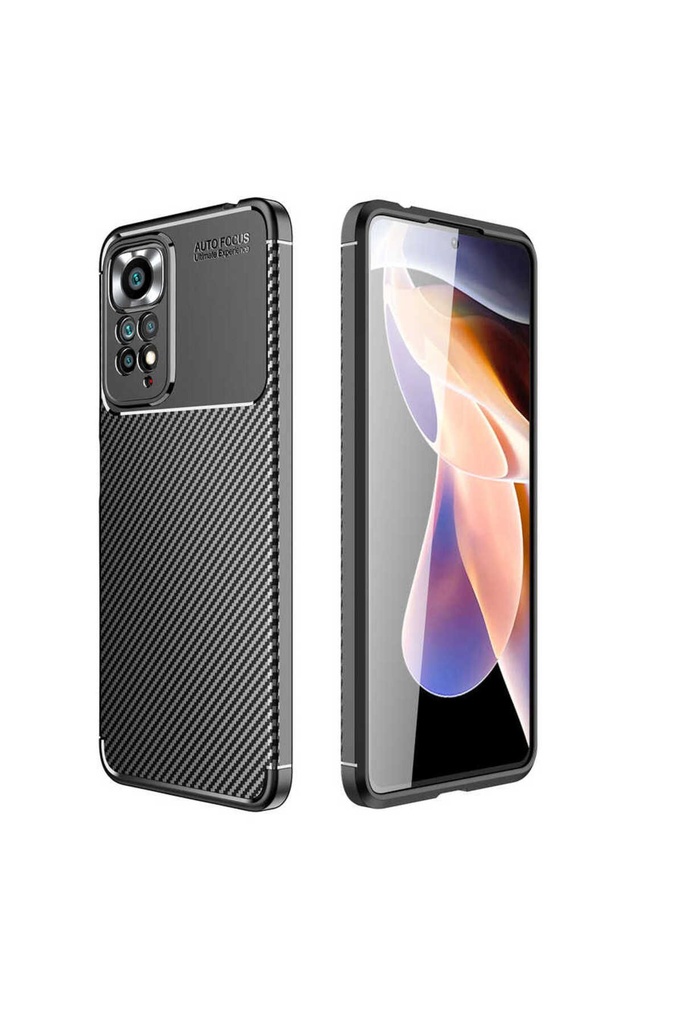 [RNZ-TA61663] Xiaomi Redmi Note 11 Pro Plus 5G Uyumlu Kılıf Zore Negro Silikon Kapak (Siyah)