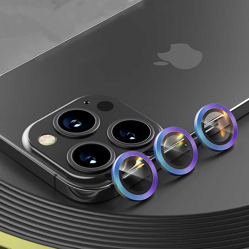 Apple iPhone 13 Pro Max Uyumlu Benks New KR Kamera Lens Koruyucu