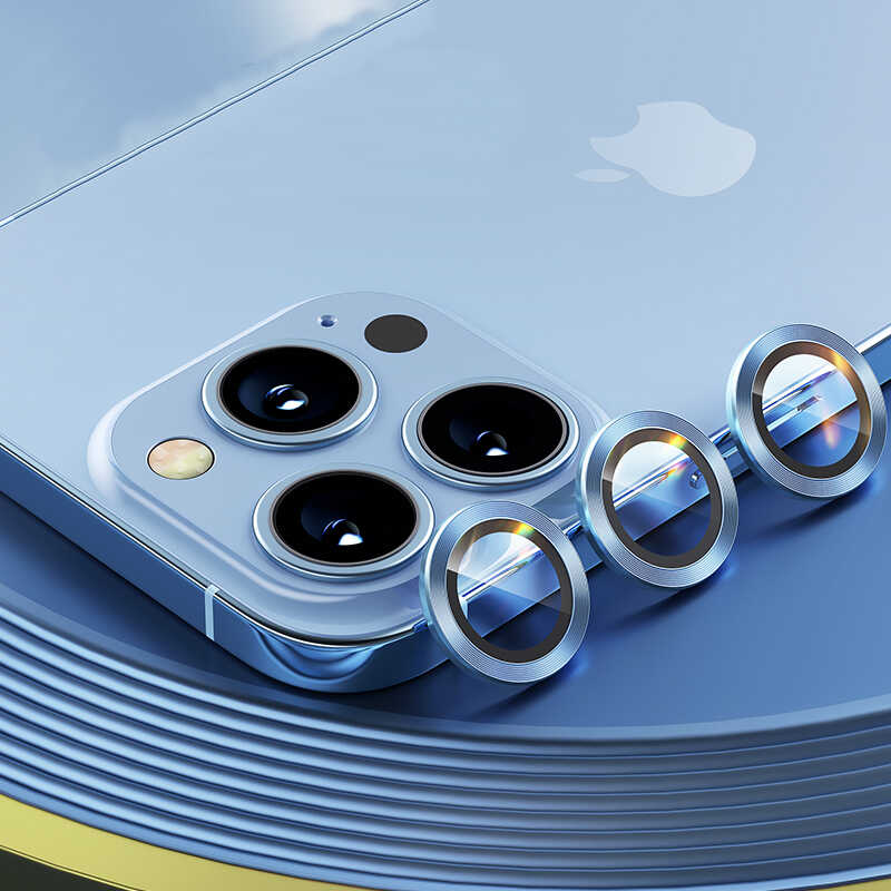 Apple iPhone 13 Pro Max Uyumlu Benks New KR Kamera Lens Koruyucu