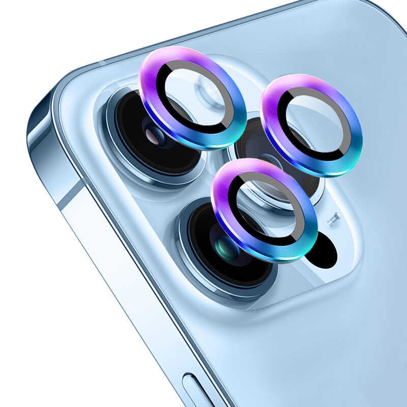 Apple iPhone 13 Uyumlu ​​​Pro Wiwu Lens Guard
