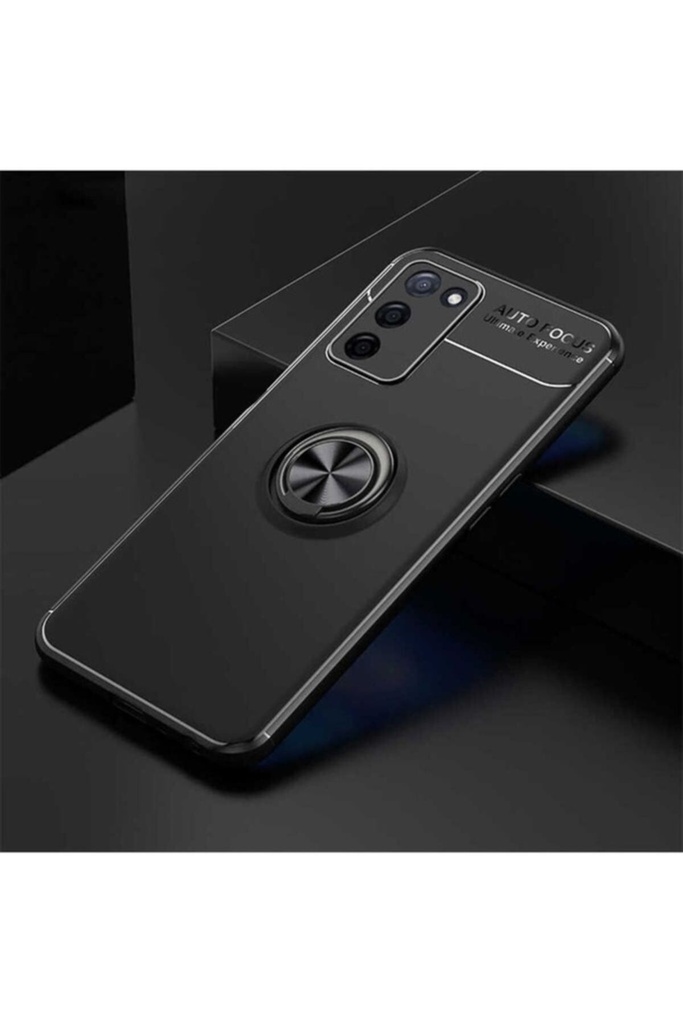 [RNZ-TA61789] Oppo A55 5G Uyumlu Kılıf Zore Ravel Silikon Kapak (Siyah)