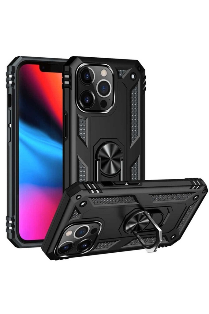 [RNZ-TA61991] Apple iPhone 13 Pro Uyumlu Kılıf Zore Vega Kapak (Siyah)
