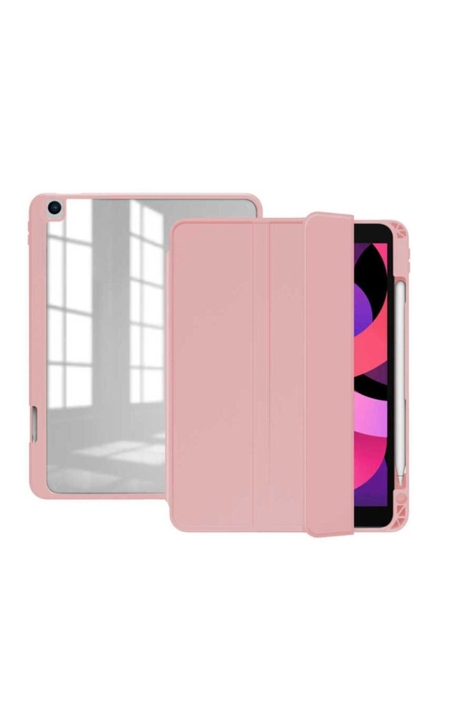 Apple iPad 10.2 (8.Nesil) Uyumlu Kılıf Zore Nort Arkası Şeffaf Standlı Kılıf