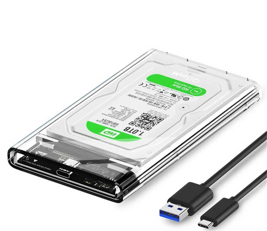 [RNZ-TA62070] Qgeem QG-ST05 2.5 inç Sata Harddisk Veri Aktarım Kutusu