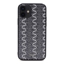Apple iPhone 12 Uyumlu Kılıf Kajsa Glamorous Serisi Waterfall Pattern Kapak