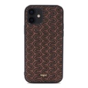 Apple iPhone 12 Uyumlu Kılıf Kajsa Glamorous Serisi Waterfall Pattern Kapak