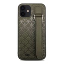 Apple iPhone 12 Uyumlu Kılıf Kajsa Neo Clasic Serisi Mono K Strap Kapak