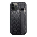 Apple iPhone 12 Pro Max Uyumlu Kılıf Kajsa Neo Clasic Serisi Mono K Strap Kapak