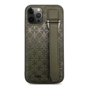 Apple iPhone 12 Pro Max Uyumlu Kılıf Kajsa Neo Clasic Serisi Mono K Strap Kapak