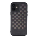 Apple iPhone 12 Uyumlu Kılıf Kajsa Preppie Serisi Spotlight Woven Kapak