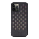 Apple iPhone 12 Pro Uyumlu Kılıf Kajsa Preppie Serisi Spotlight Woven Kapak