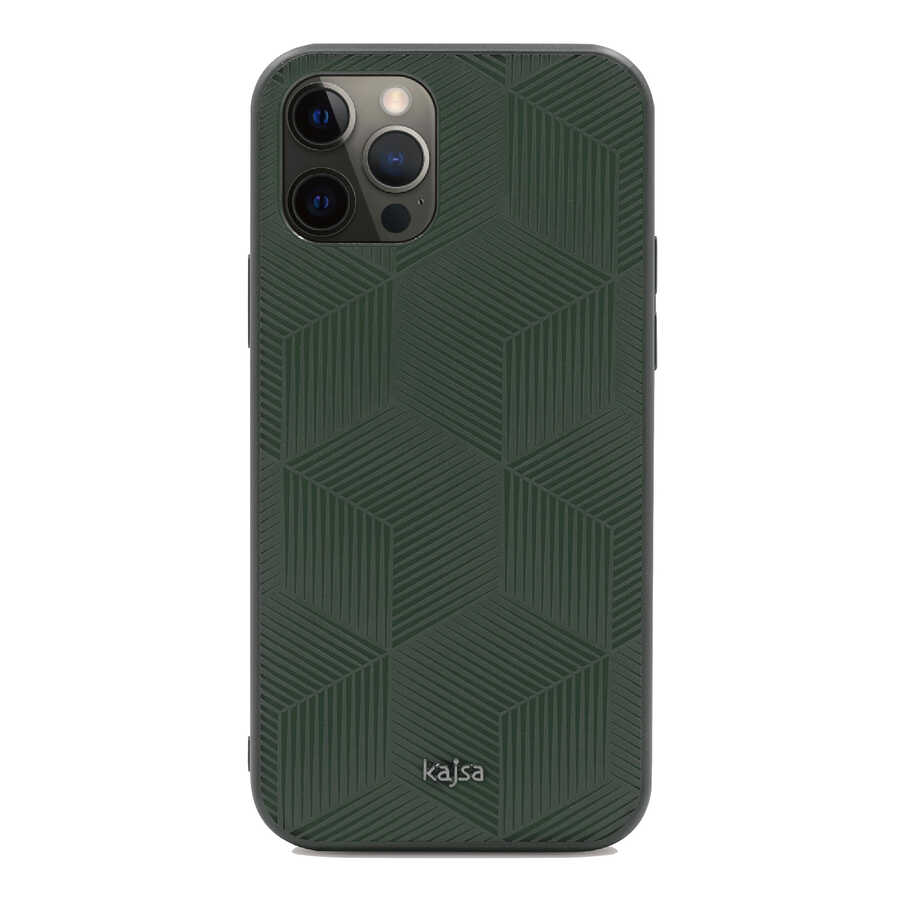 Apple iPhone 12 Pro Max Uyumlu Kılıf Kajsa Splendid Serisi 3D Cube Kapak