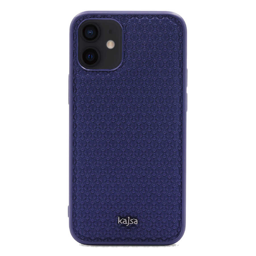 Apple iPhone 12 Uyumlu Kılıf Kajsa Splendid Serisi 3D Leaf Kapak