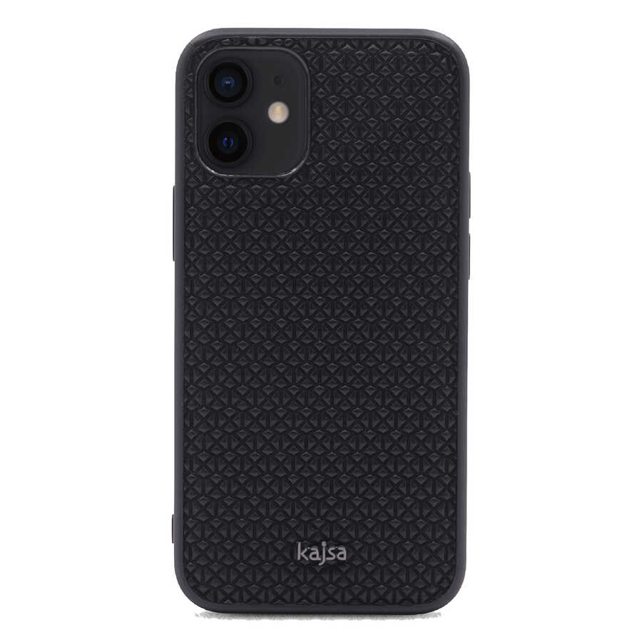 Apple iPhone 12 Uyumlu Kılıf Kajsa Splendid Serisi 3D Leaf Kapak