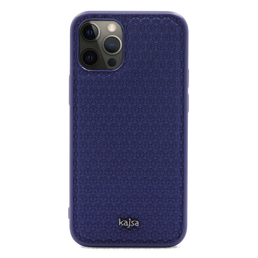 Apple iPhone 12 Pro Max Uyumlu Kılıf Kajsa Splendid Serisi 3D Leaf Kapak