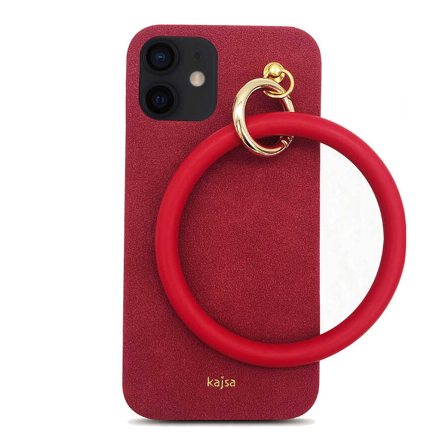 Apple iPhone 12 Uyumlu Kılıf Kajsa Splendid Serisi Morandi Ring Kapak