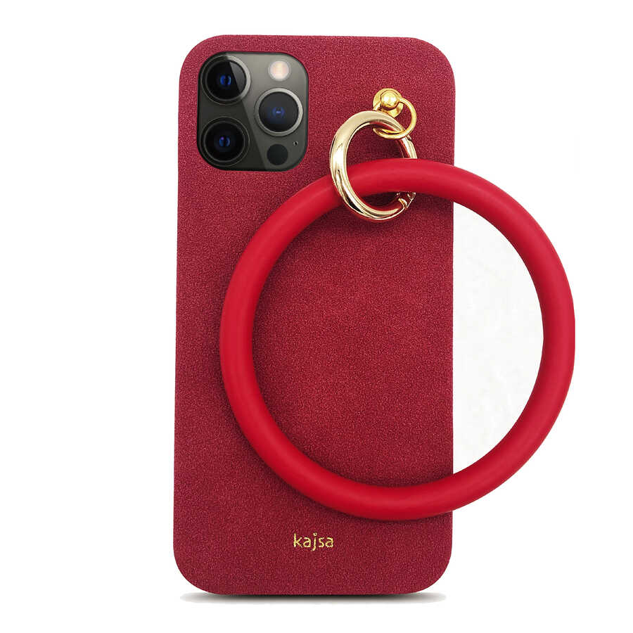 Apple iPhone 12 Pro Max Uyumlu Kılıf Kajsa Splendid Serisi Morandi Ring Kapak