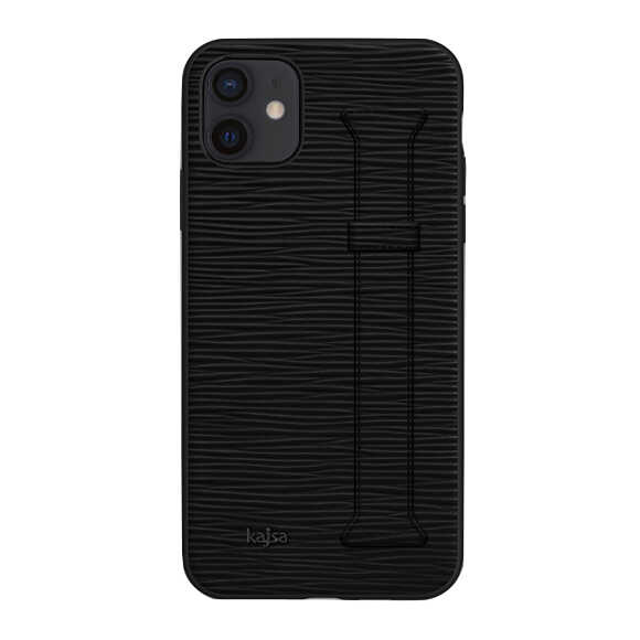 Apple iPhone 12 Uyumlu Kılıf Kajsa Wave Pattern Handstrap Kapak