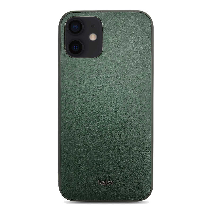 Apple iPhone 12 Uyumlu Kılıf ​Kajsa Luxe Collection Hakiki Deri Kapak