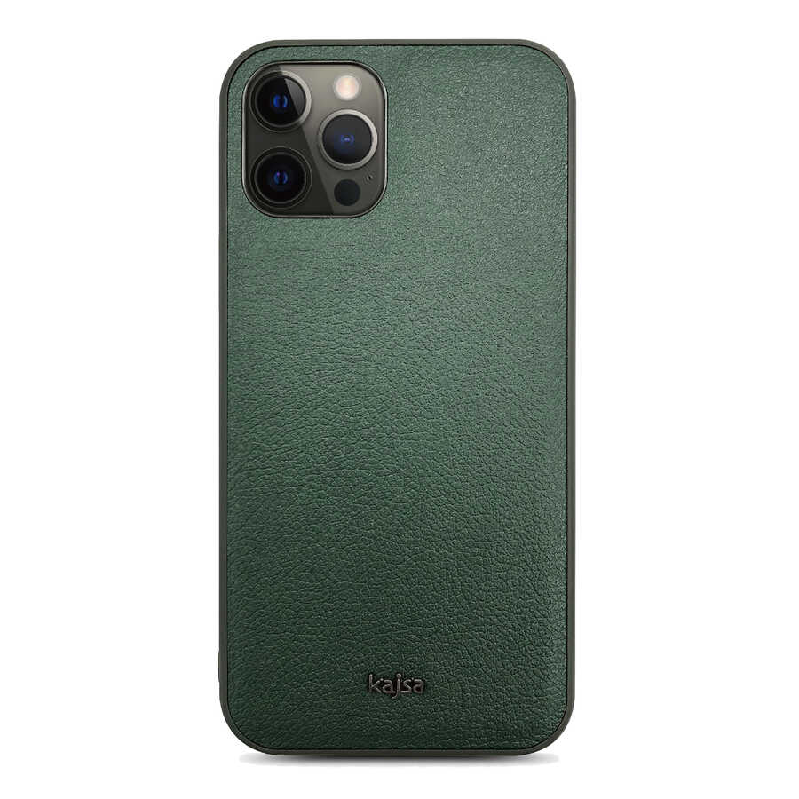 Apple iPhone 12 Pro Max Uyumlu Kılıf ​Kajsa Luxe Collection Hakiki Deri Kapak