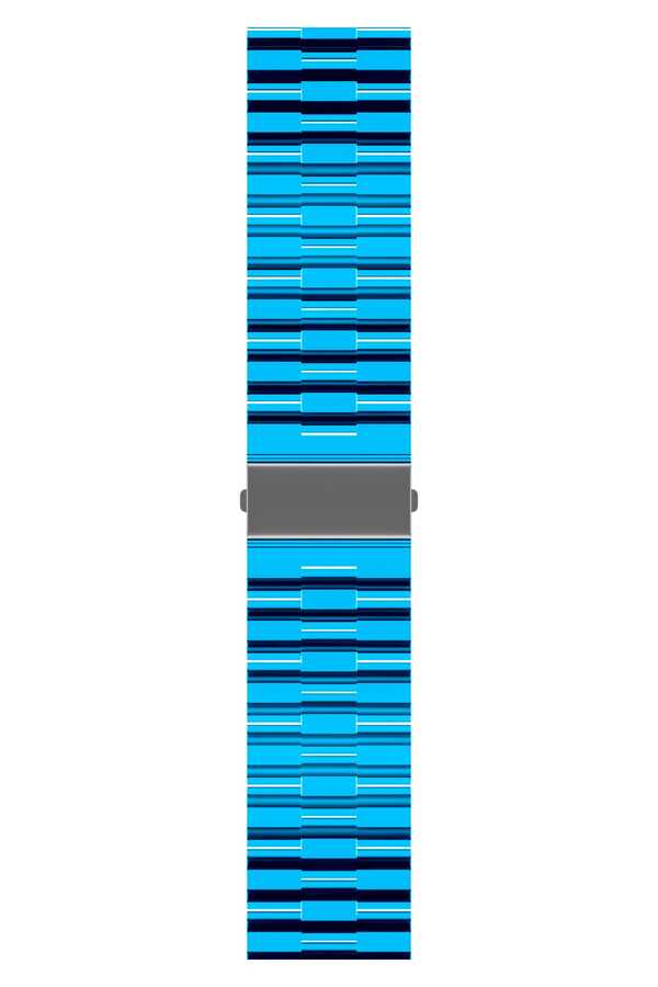 Samsung Gear S3 22mm Uyumlu Kordon Şeffaf Renkli Transparan KRD-27 Kayış