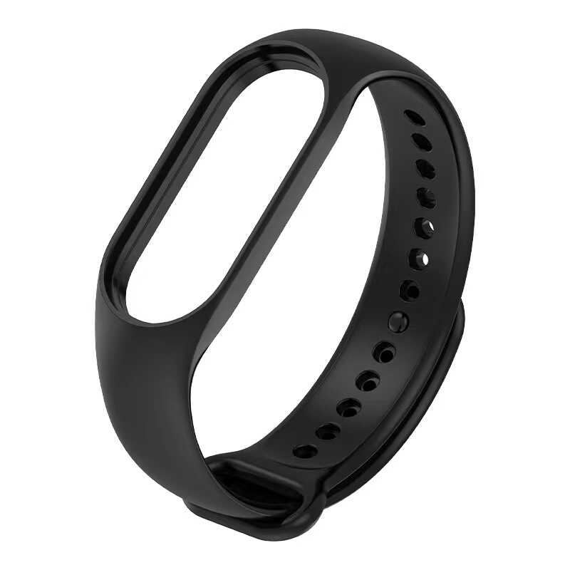 [RNZ-TA74982] Xiaomi Mi Band 7 Uyumlu Zore Klasik Kordon (Siyah)
