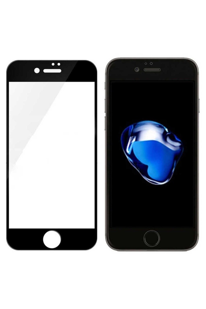 [RNZ-TA62505] Apple iPhone 8 Uyumlu Zore 3D Seramik Ekran Koruyucu (Siyah)