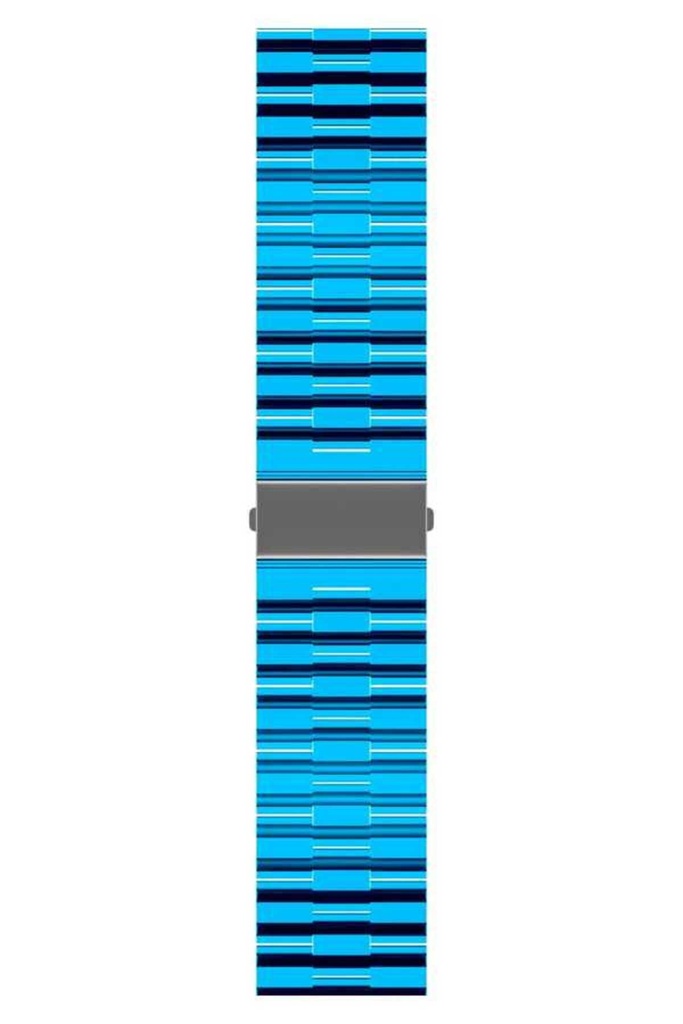 Samsung Galaxy Watch Active 2 44mm 20mm Uyumlu Kordon Şeffaf Renkli Transparan KRD-27 Kayış