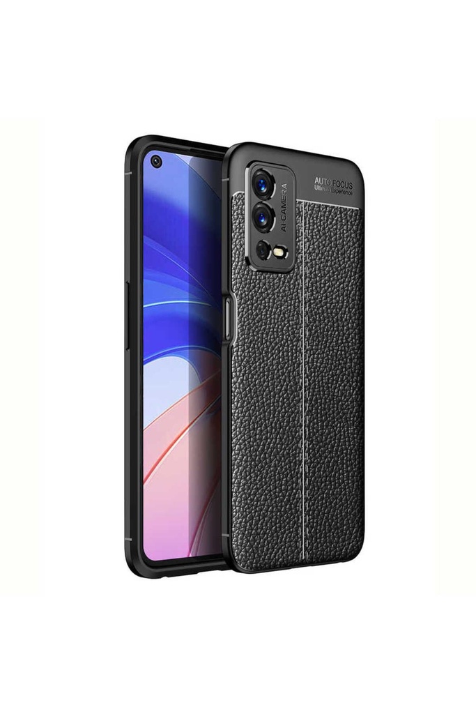 [RNZ-TA62751] Oppo A55 4G Uyumlu Kılıf Zore Niss Silikon Kapak (Siyah)