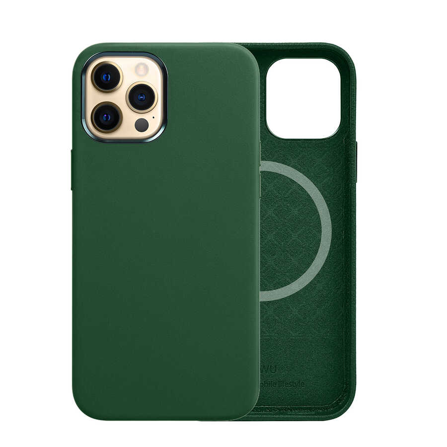 Apple iPhone 13 Pro Max Uyumlu Kılıf Wiwu M-safe Magnetic Kapak