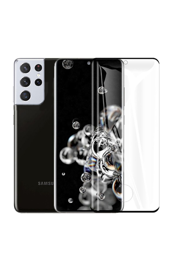 Samsung Galaxy S21 Ultra Uyumlu Zore Süper Pet Ekran Koruyucu Jelatin