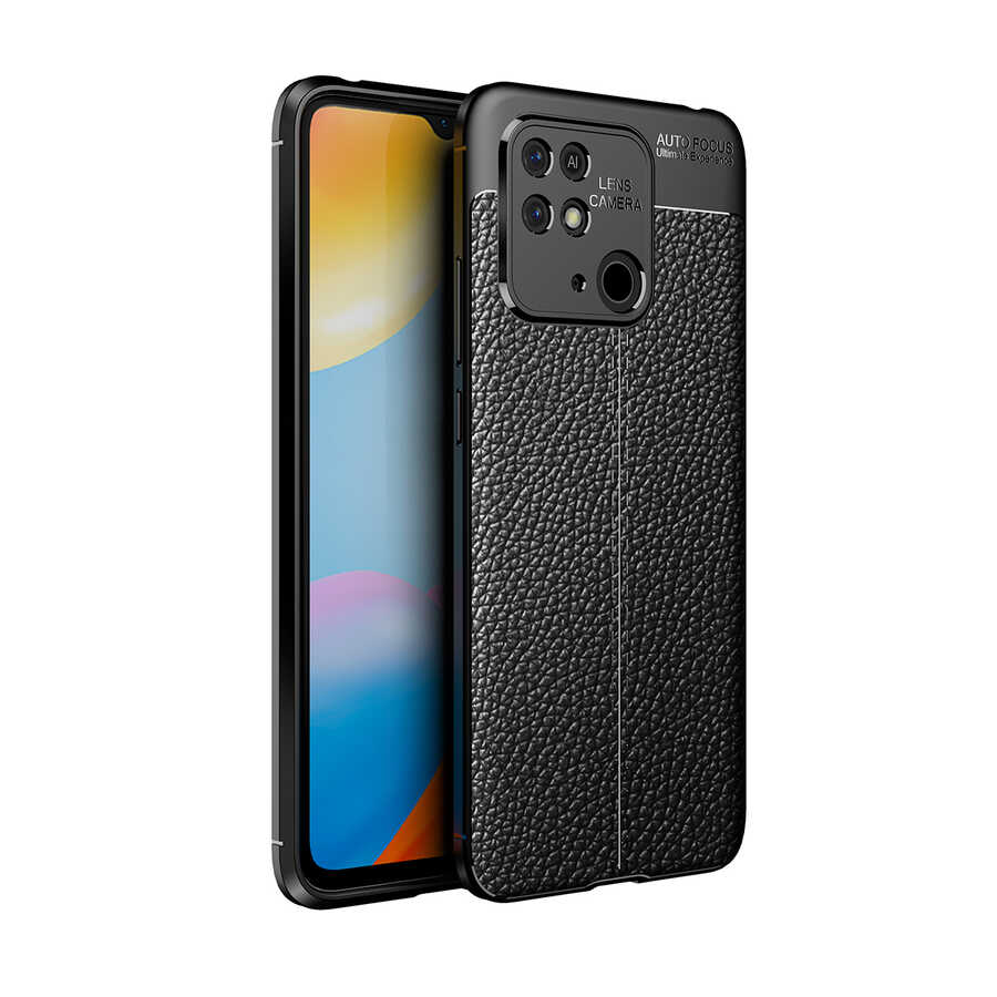 [RNZ-TA74905] Xiaomi Poco C40 Uyumlu Kılıf Zore Niss Silikon Kapak (Siyah)