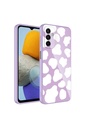 Samsung Galaxy M23 Uyumlu Kılıf Kamera Korumalı Desenli Sert Silikon Zore Epoksi Kapak