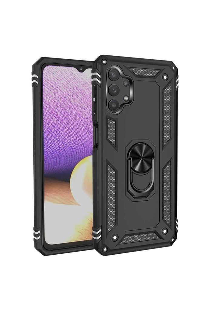 [RNZ-TA66687] Samsung Galaxy A13 4G Uyumlu Kılıf Zore Vega Kapak (Siyah)