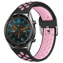 Huawei Watch GT 3 46mm Uyumlu Kordon Silikon Metal Başlıklı Esnek KRD-10 Kayış