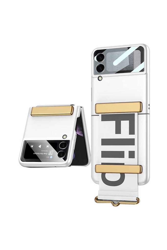 Samsung Galaxy Z Flip 3 Uyumlu Kılıf Zore Flio Kıpta Kapak