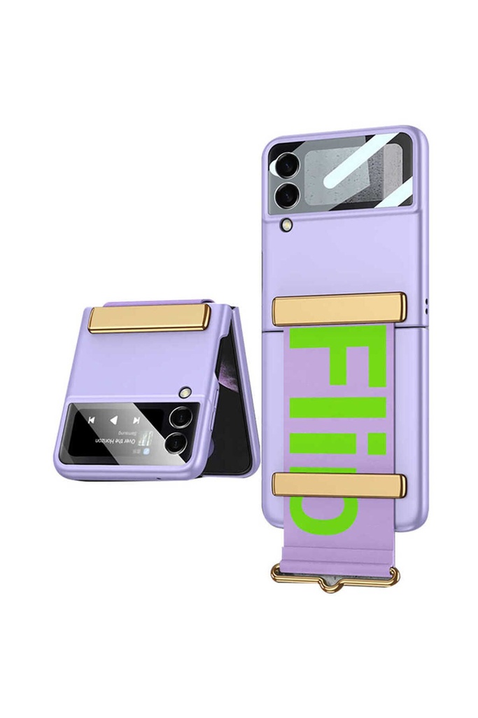 Samsung Galaxy Z Flip 3 Uyumlu Kılıf Zore Flio Kıpta Kapak