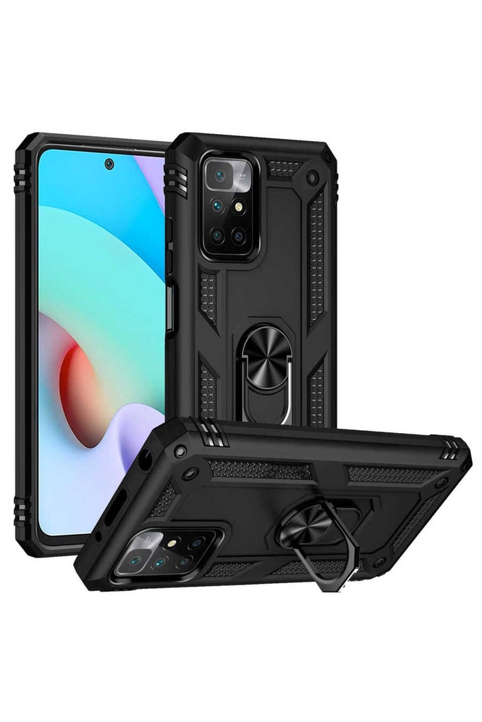 [RNZ-TA63589] Xiaomi Redmi 10 Uyumlu Kılıf Zore Vega Kapak (Siyah)