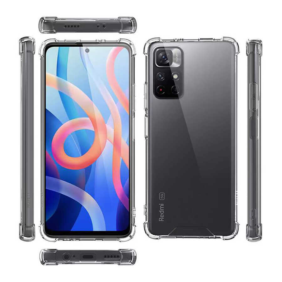 [RNZ-TA63692] Xiaomi Redmi Note 11T 5G Uyumlu Kılıf Zore Nitro Anti Shock Silikon