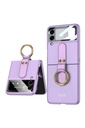 Samsung Galaxy Z Flip 3 Uyumlu Kılıf Zore Flip Ring Kıpta Kapak