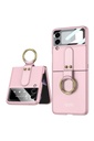 Samsung Galaxy Z Flip 3 Uyumlu Kılıf Zore Flip Ring Kıpta Kapak