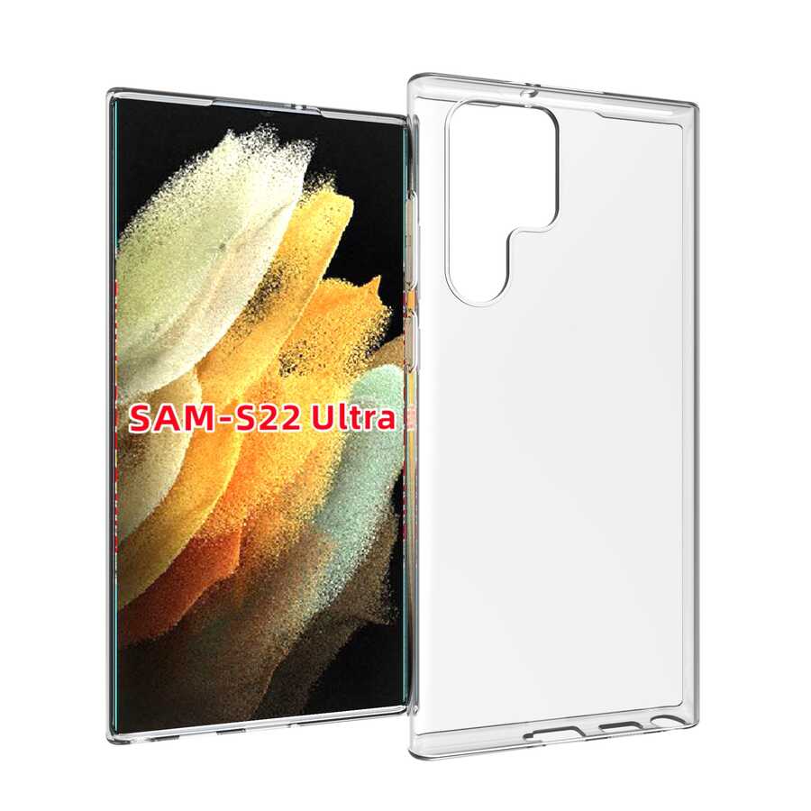[RNZ-TA63676] Samsung Galaxy S22 Ultra Uyumlu Kılıf Zore Süper Silikon Kapak