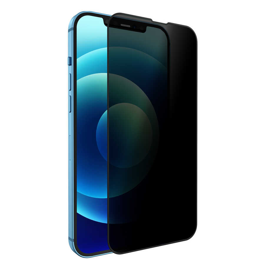 [RNZ-TA63762] Apple iPhone 13 Uyumlu Wiwu Easy İnstall iPrivacy Temperli Ekran Koruyucu
