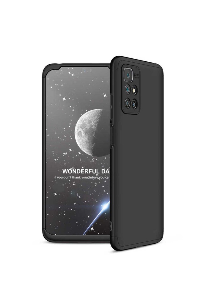 [RNZ-TA66590] Xiaomi Redmi 10 Uyumlu Kılıf Zore Ays Kapak (Siyah)
