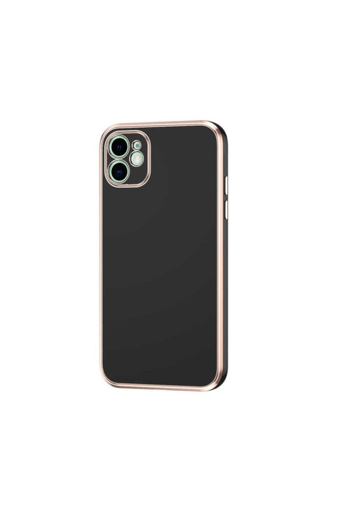 [RNZ-TA64077] Apple iPhone 12 Uyumlu Kılıf Zore Bark Kapak (Siyah)